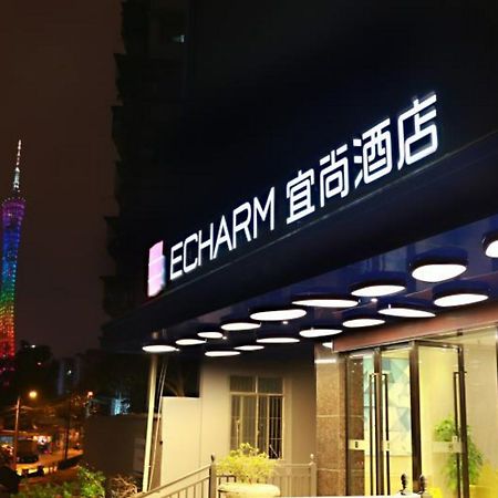 Echarm Hotel Guangzhou Kecun Metro Station Bagian luar foto